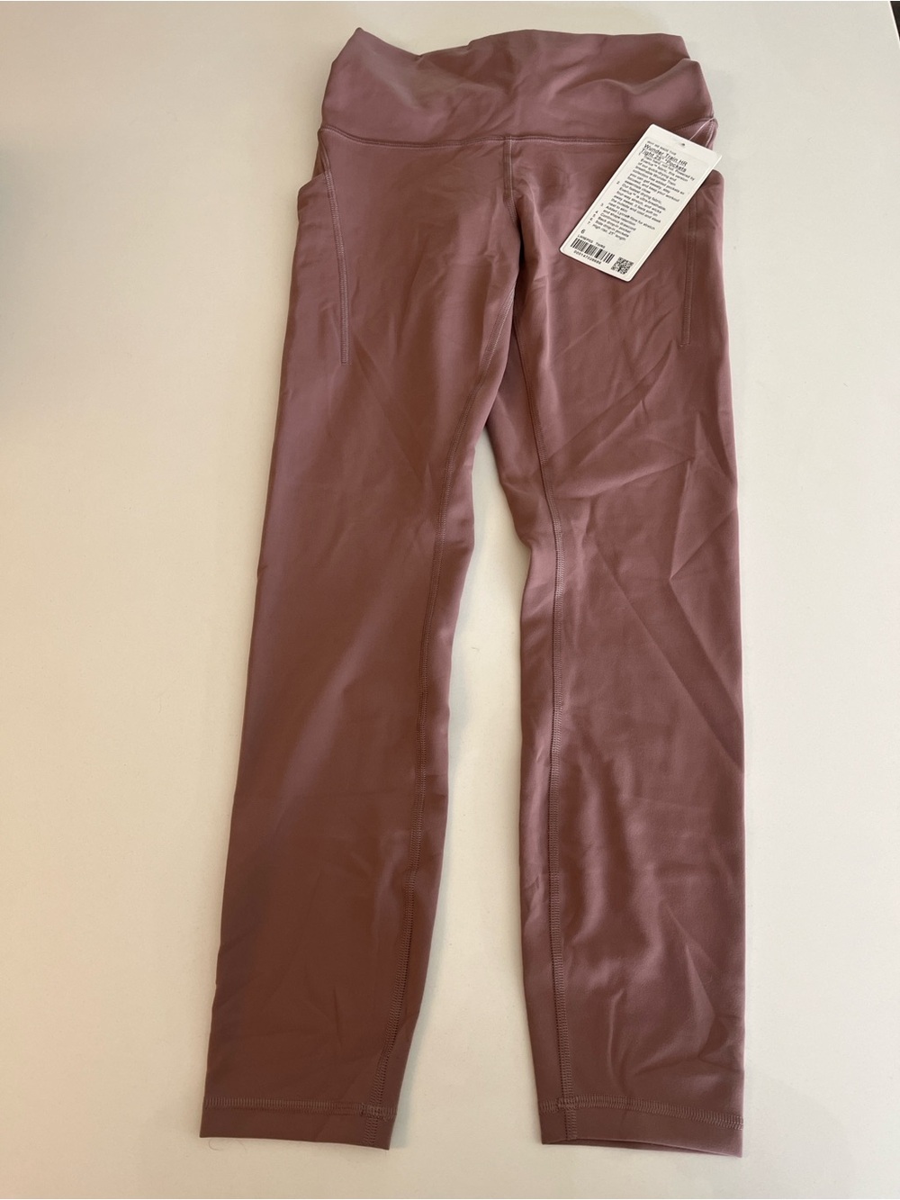 Lululemon Twilight Rose Wunder Train HR Tight 25” *Pockets - Picture 3 of 7